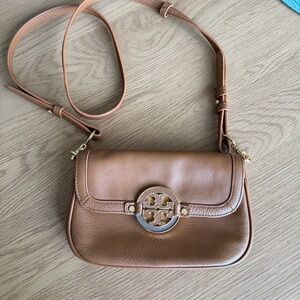Tory Burch Tan Leather Crossbody Bag